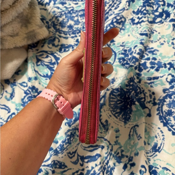 Michael Kors ostrich leather wallet, pink - Picture 5 of 5